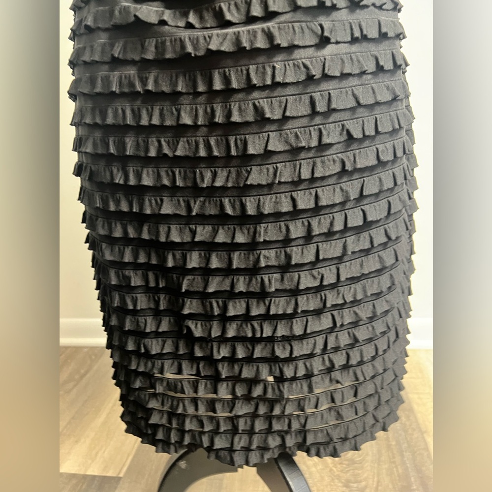 Y2K Black Ruffle Dress - Picture 8 of 15